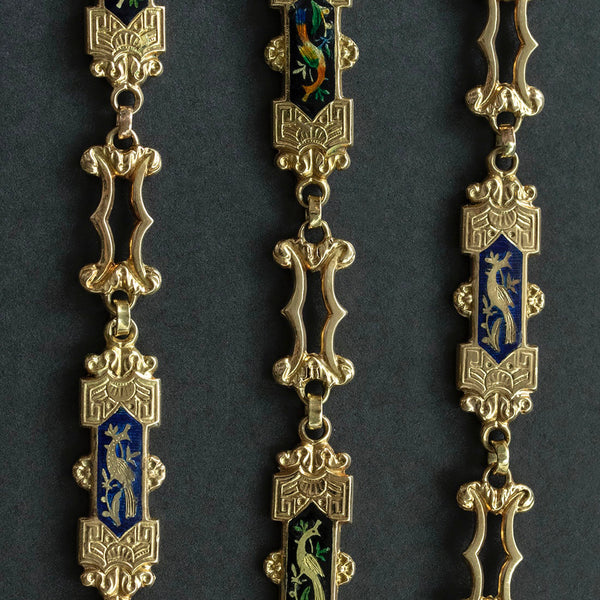 Early 19th Century Swiss Enamel Chain
