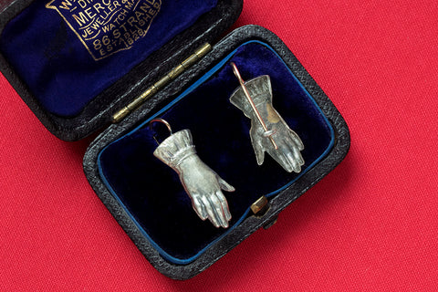 Victorian Hand Motif Earrings