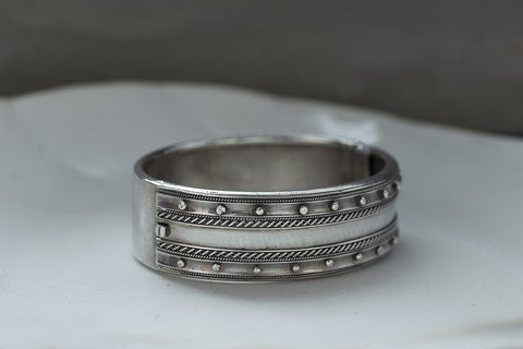 Victorian Sterling Silver Bangle
