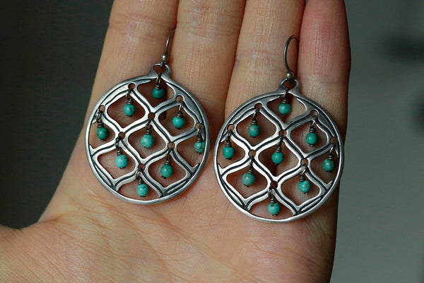 Silpada turquoise deals drop earrings