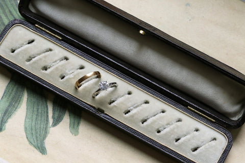 Antique Multi Ring Box