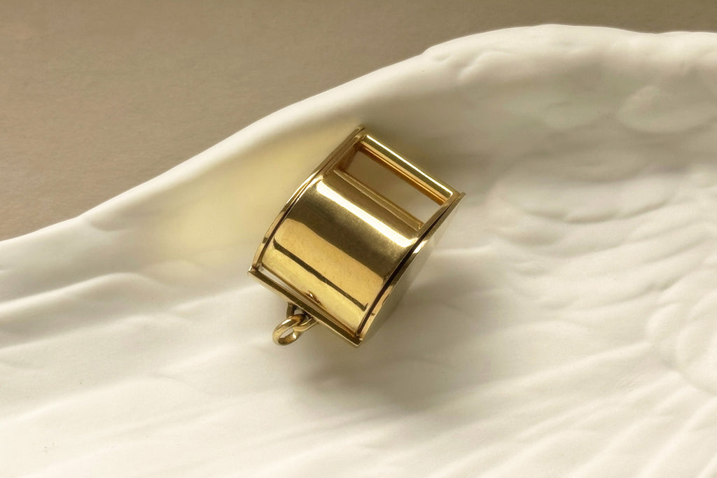 Vintage 14k Solid Gold Jeweler's Loupe