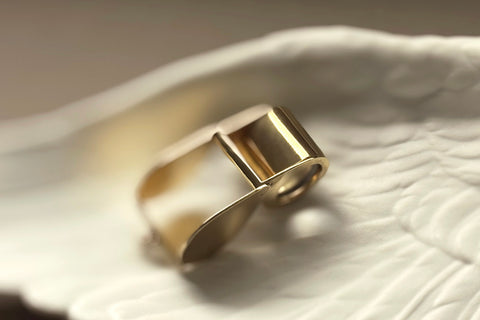 Vintage 14k Solid Gold Jeweler's Loupe
