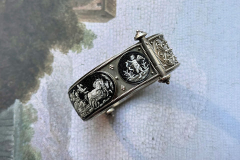Grand Tour ROMA Micromosaic Bangle