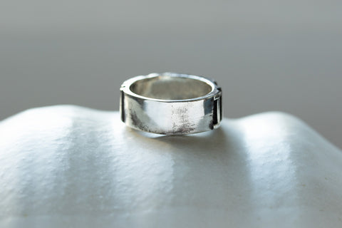 Vintage Sterling Silver 'I LOVE YOU' ring