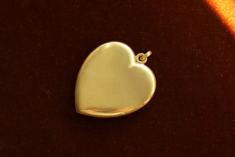 Large Edwardian Heart Locket