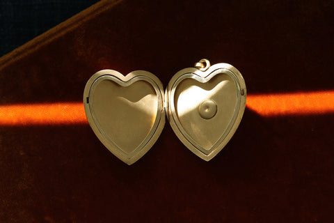 Large Edwardian Heart Locket