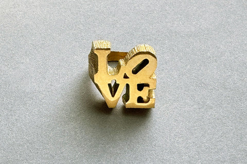 1969 LOVE Ring by Robert Indiana