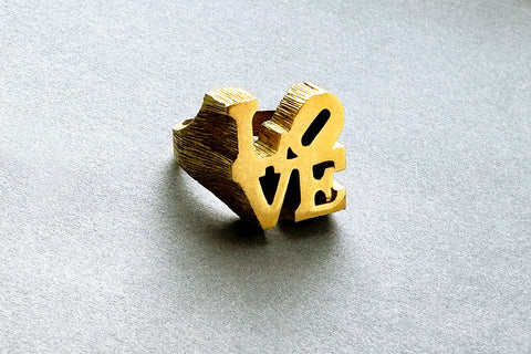 1969 LOVE Ring by Robert Indiana