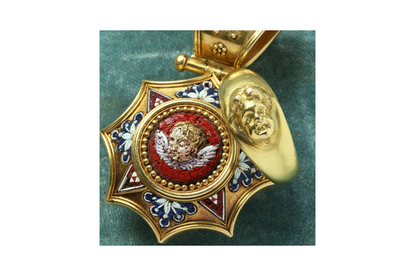 LAELIUS Antiques – 19th Century Gold Cherub Ring