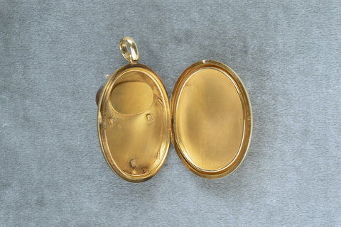 Late 19th-Century French Gem-Set 'Fishbowl' Locket