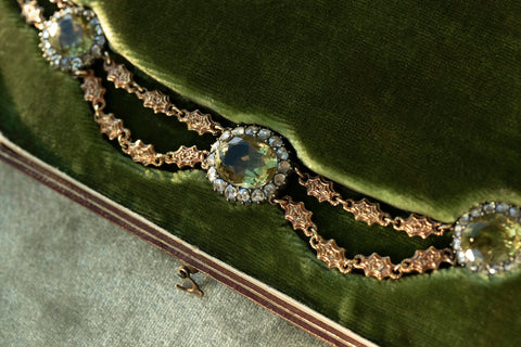 C. 1840s. French Festoon Necklace