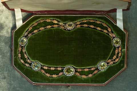 C. 1840s. French Festoon Necklace