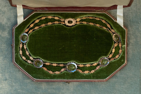 C. 1840s. French Festoon Necklace