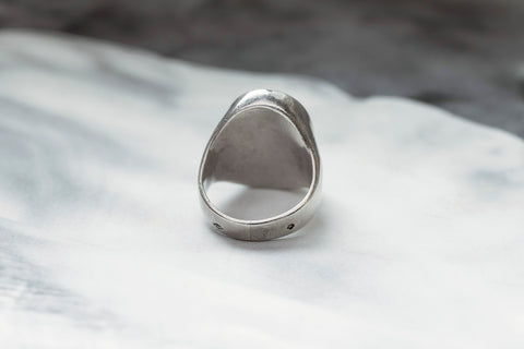 Antique French Silver Intaglio Ring