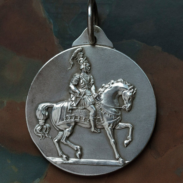 Antique Horse Medallion
