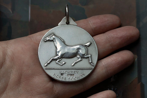 Antique Horse Medallion 