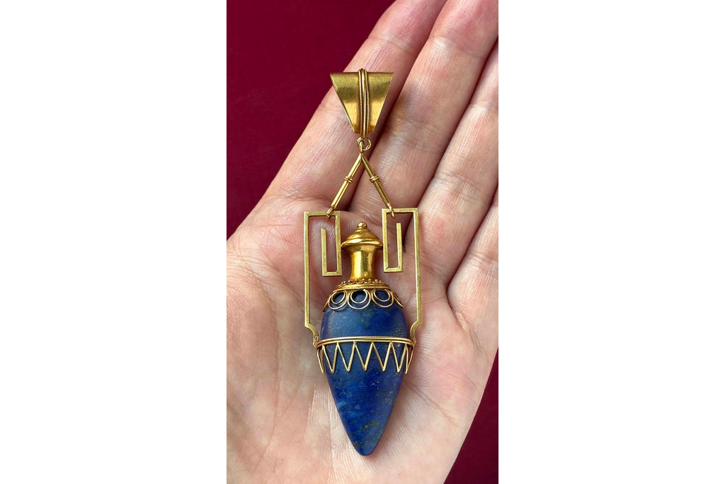 19th Century Victorian Amphora Pendant