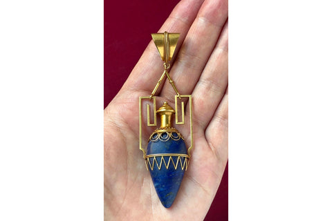 19th Century Victorian Amphora Pendant
