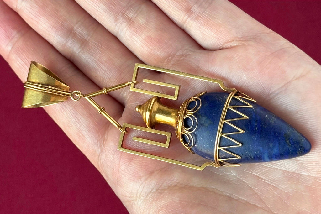 Large 19th Century Amphora Pendant