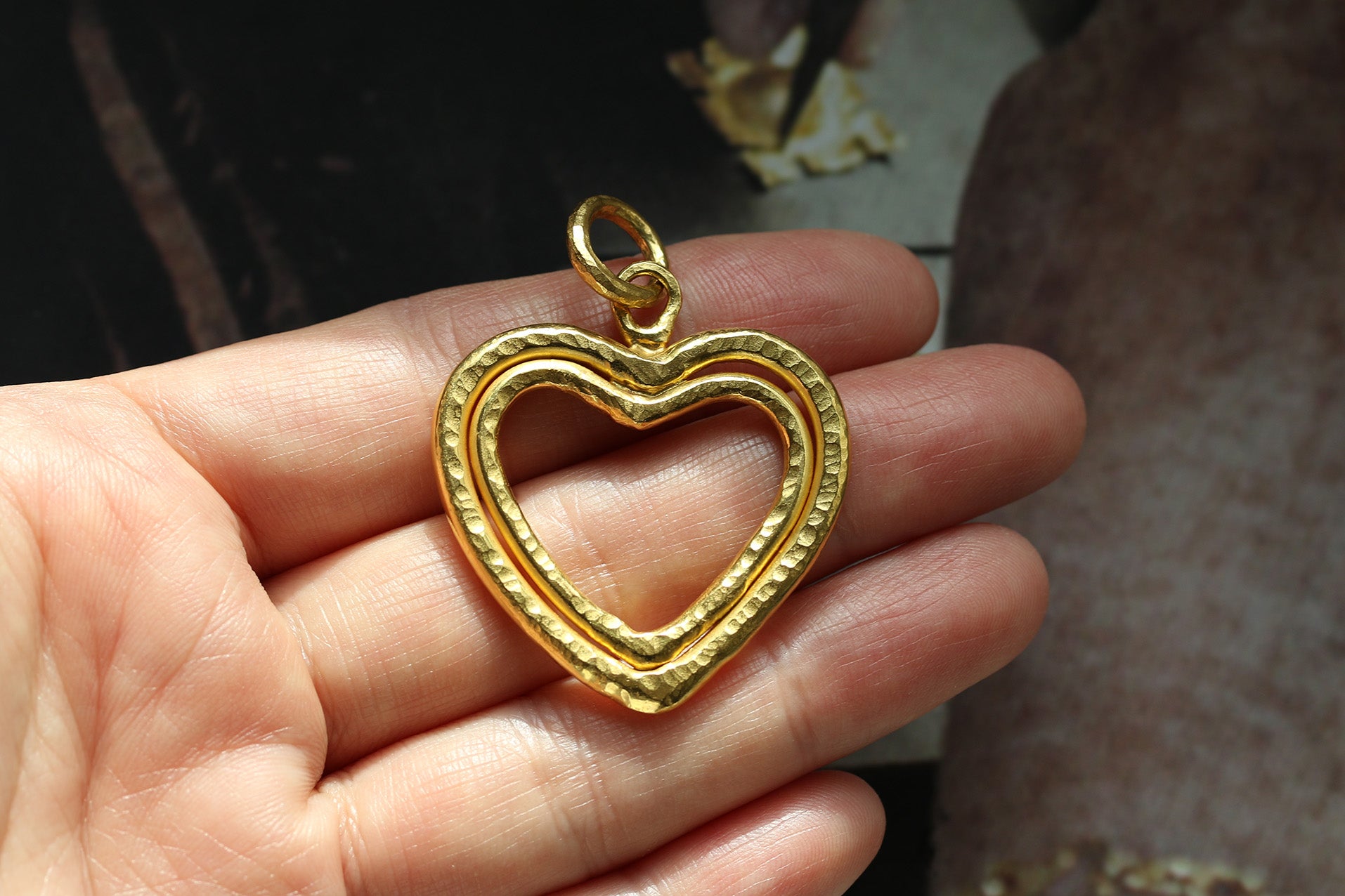 ALLCO Vintage 10k Gold Filled Heart Picture Locket or Charm W/ Rhinestone  Flower. UAU32 - Etsy