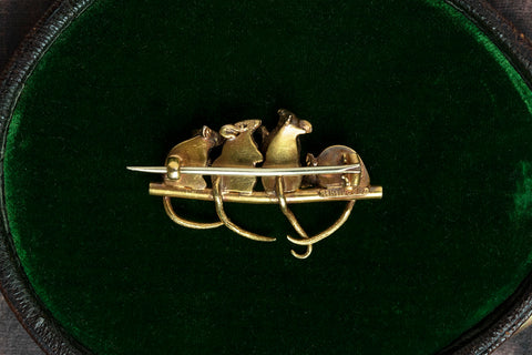 Victorian Mouse Brooch