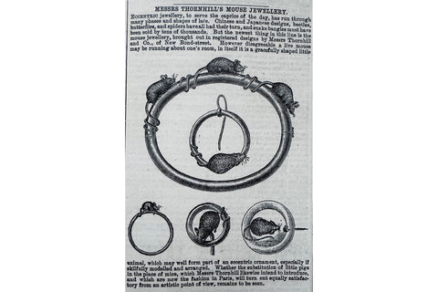 Victorian Mouse Brooch
