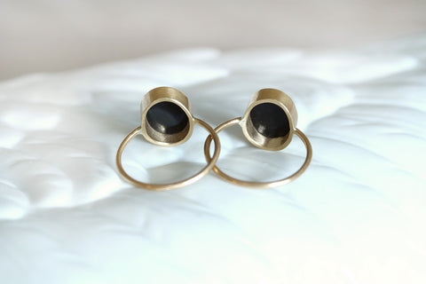 Pair of 19th Century Eros Cherub Intaglio Rings 