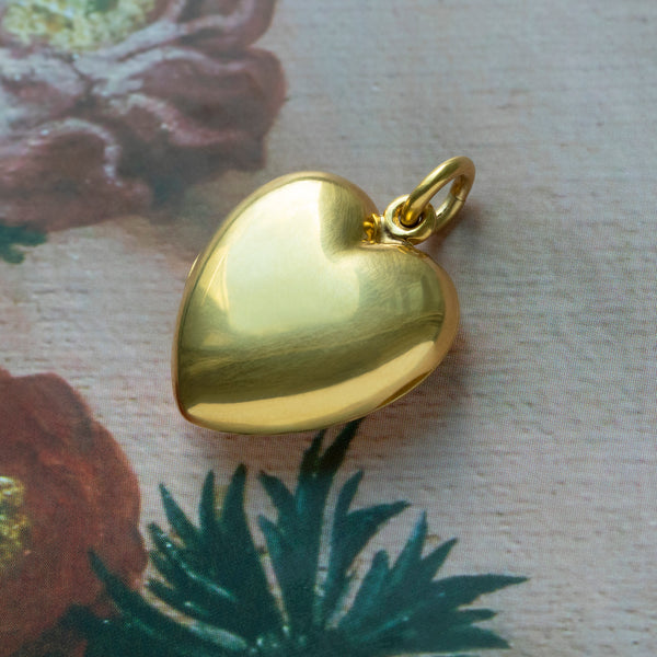 Antique 18k Gold Heart Locket