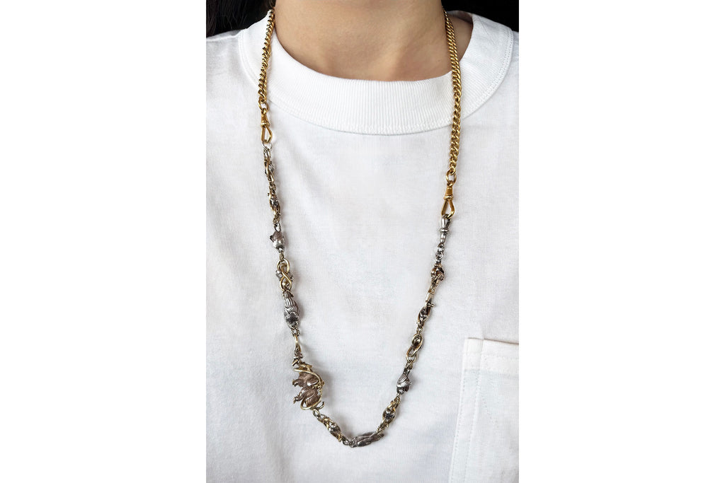 Rare French Bird Motif Watch Chain