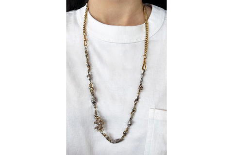 Rare French Bird Motif Watch Chain