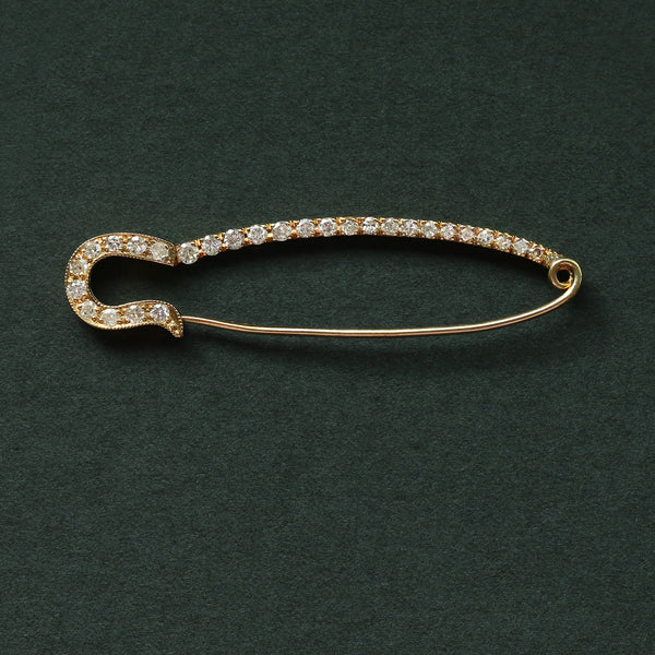 Large Diamond Safety Pin