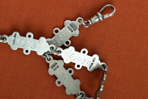 Antique Silver Watch Chain