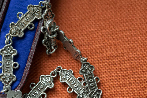 Antique Silver Watch Chain