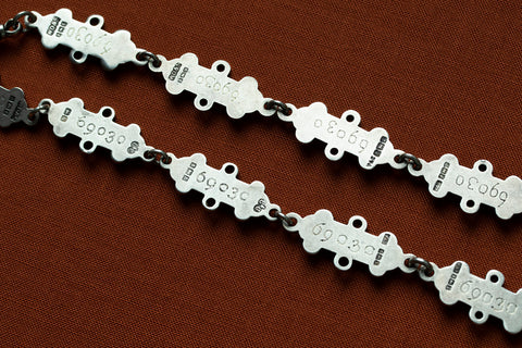 Antique Silver Watch Chain