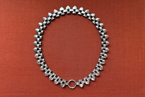 Victorian Sterling Silver Collar Necklace