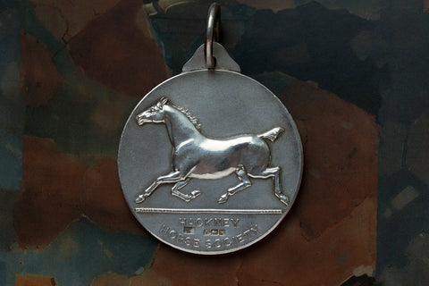 Antique Horse Medallion 
