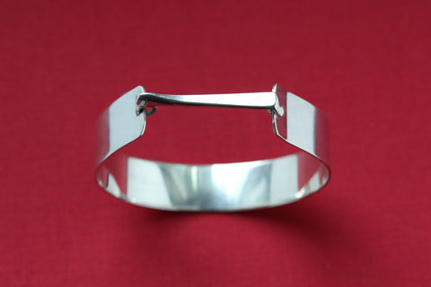 Vintage French Stirrup Silver Bracelet