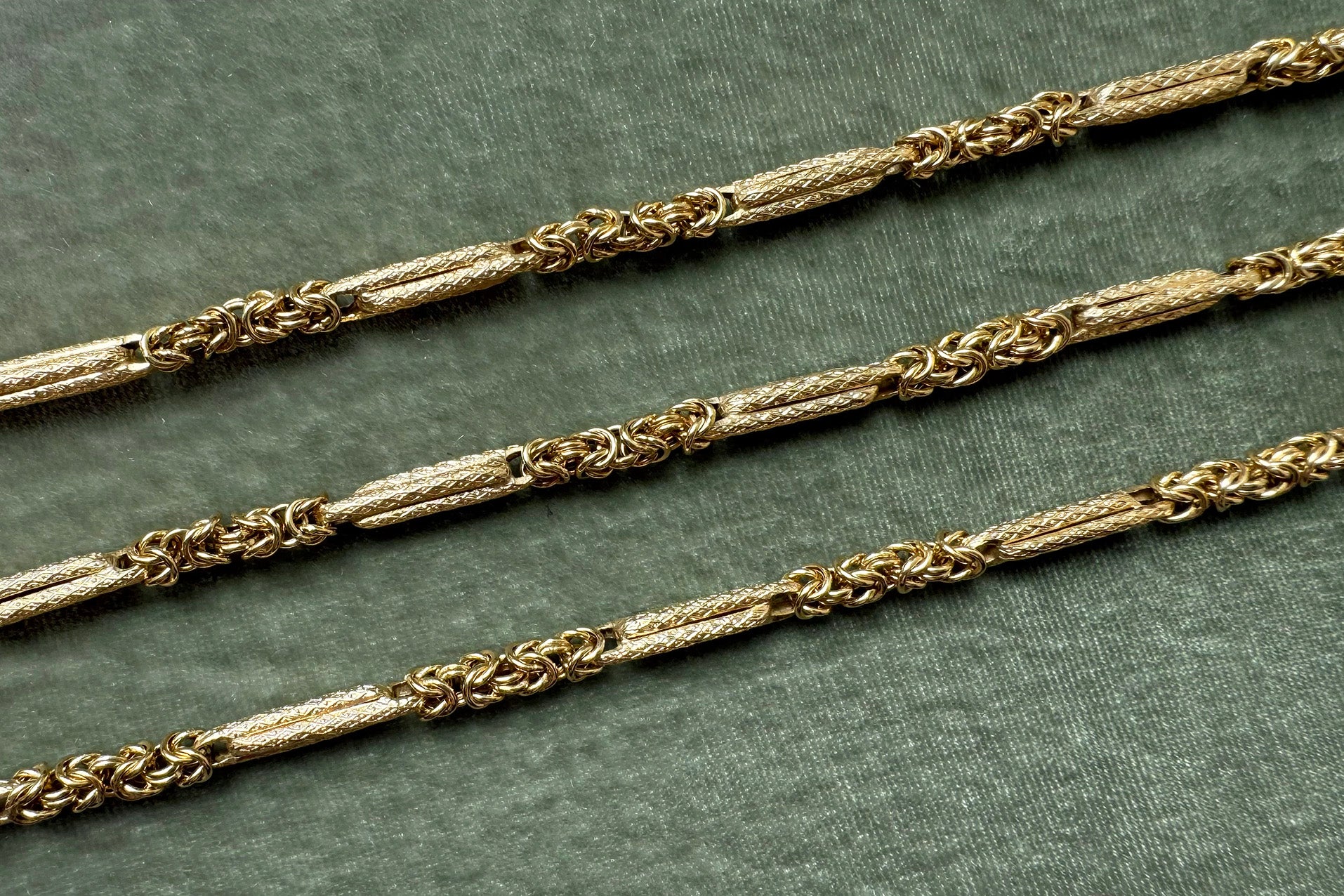 LAELIUS Antiques – Victorian 15k Gold Chain Necklace