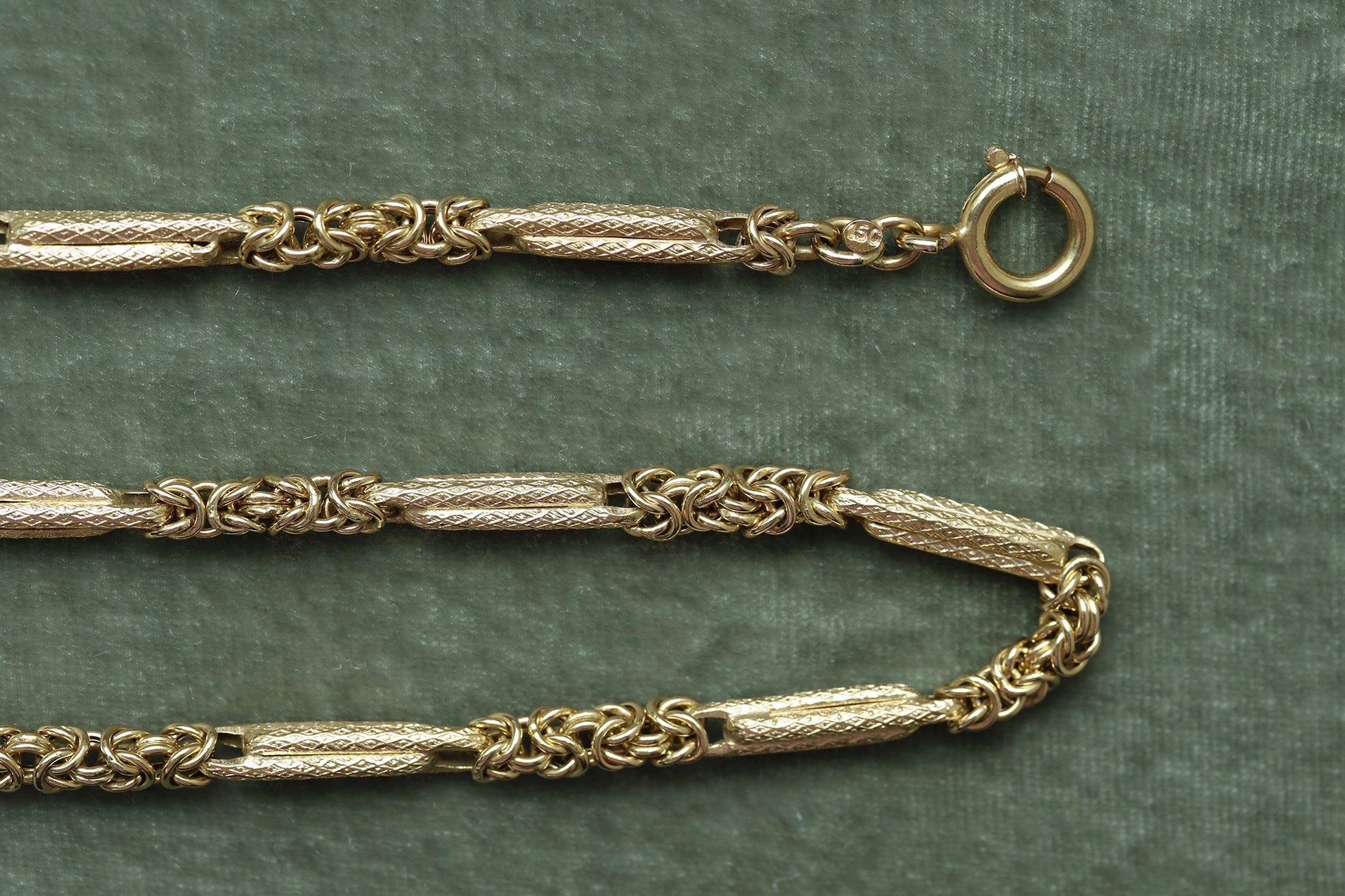 LAELIUS Antiques – Victorian 15k Gold Chain Necklace