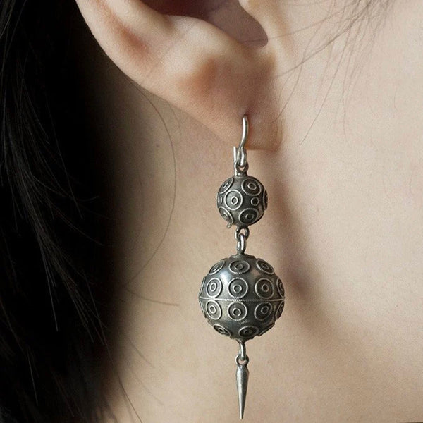 Victorian Silver Earrings