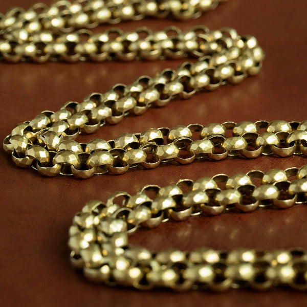 Victorian 18k Long Chain Necklace