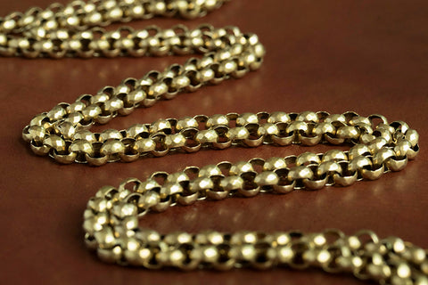 Victorian 18k Long Chain Necklace
