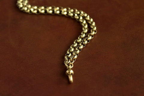 Victorian 18k Long Chain Necklace