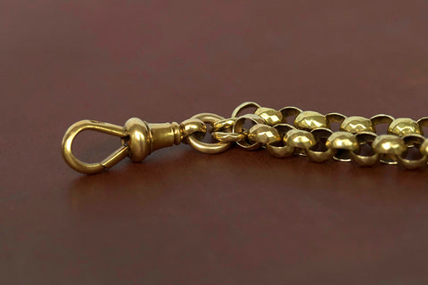 Victorian 18k Long Chain Necklace