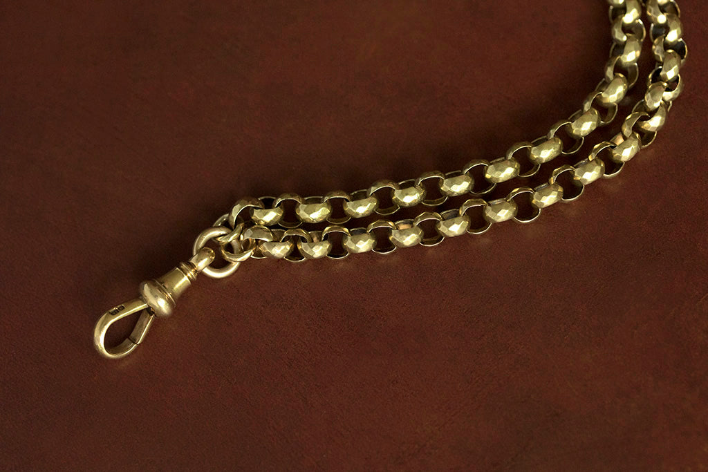 Victorian 18k Long Chain Necklace