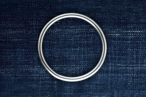 Vintage Sterling Silver Circle Bangle II