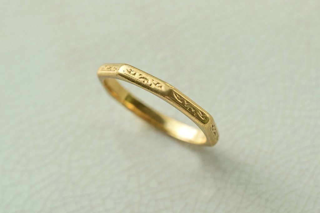 22k Octagonal Shaped Ring