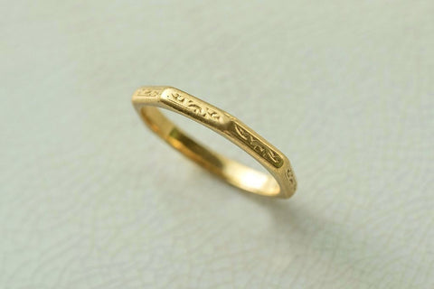22k Octagonal Shaped Ring