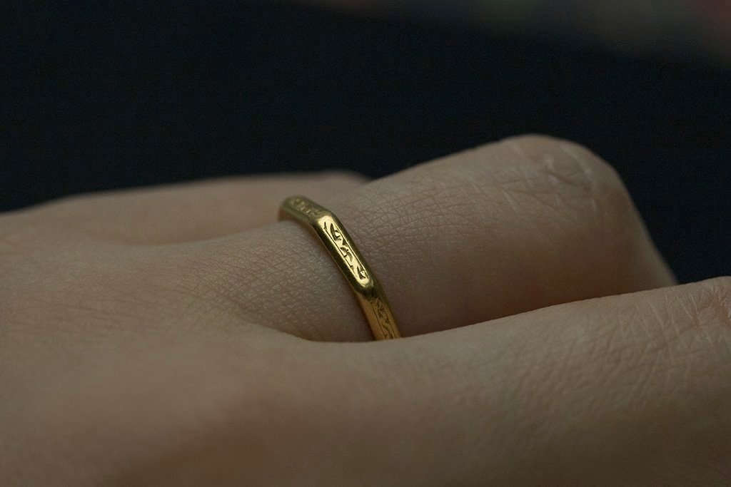 22k Octagonal Shaped Ring